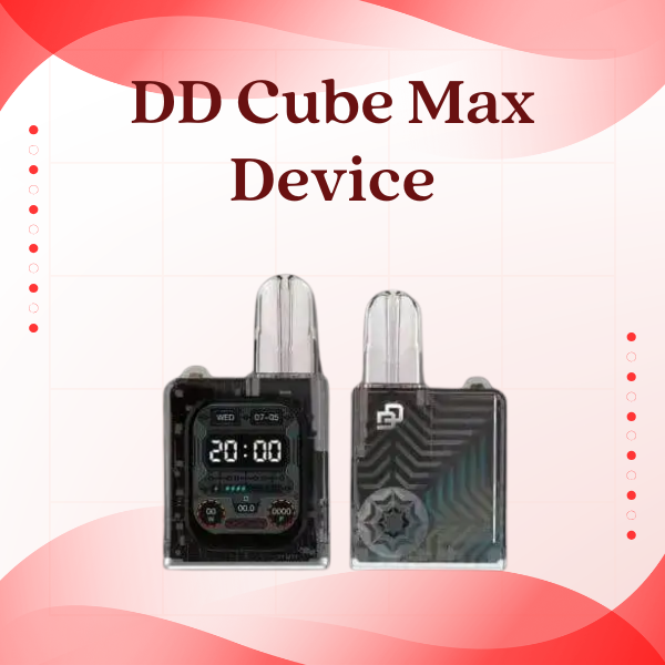DD Cube Max Smart Vape Device with LED Display and Bluetooth Music